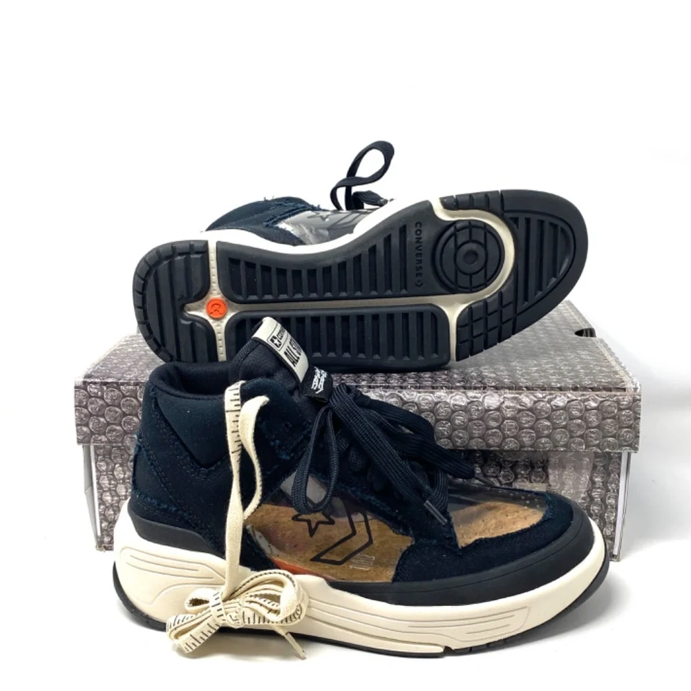 Converse x Joshua Vides Weapon CX Women's High Skate Shoes Black Canvas A00715C